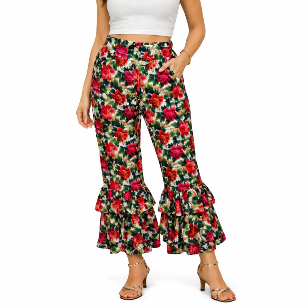 PilyQ Swim Coverup Floral Pants